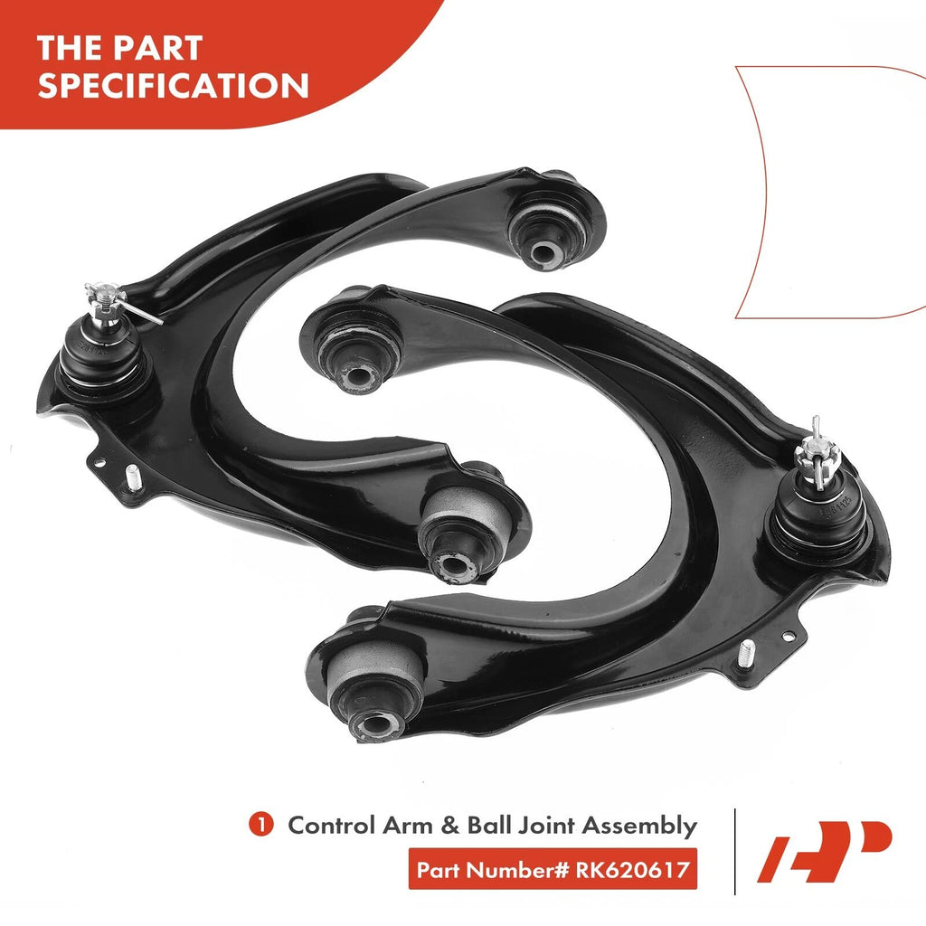 8x Front Upper Control Arm with Ball Joint for Honda Accord