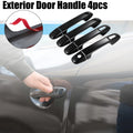 Set of 4 Exterior Door Handles for Subaru Impreza Sedan (2008–2011) Black