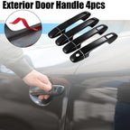 Set of 4 Exterior Door Handles for Subaru Impreza Sedan (2008–2011) Black