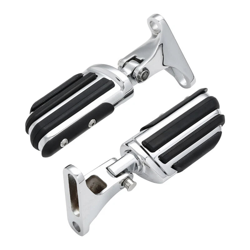 Chrome Passenger Footpeg Pegs for Harley Street Road Glide (1993–2025)