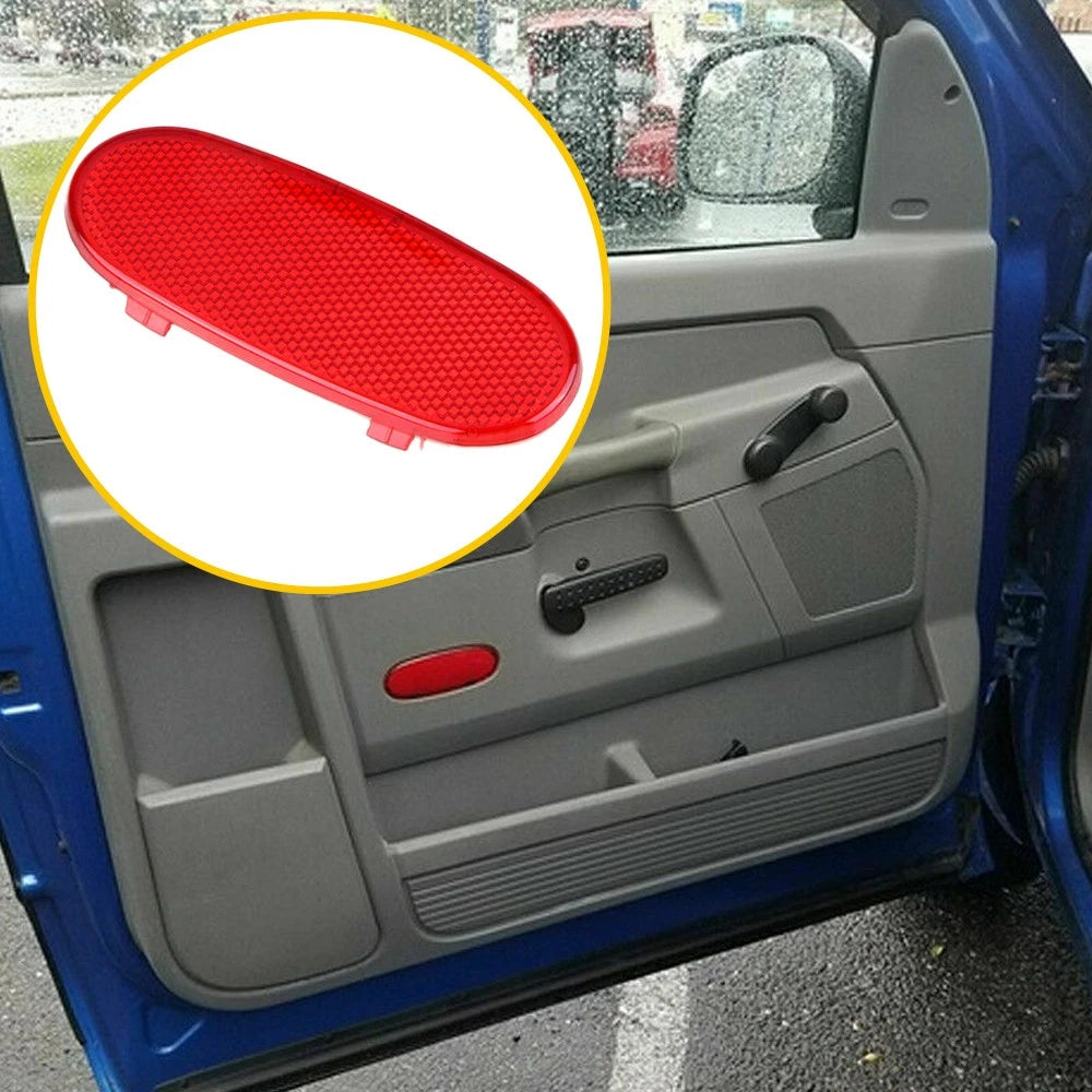 2X Front Door Reflector Panel Cover for Dodge Ram 1500 2500 3500 (2002-2009)