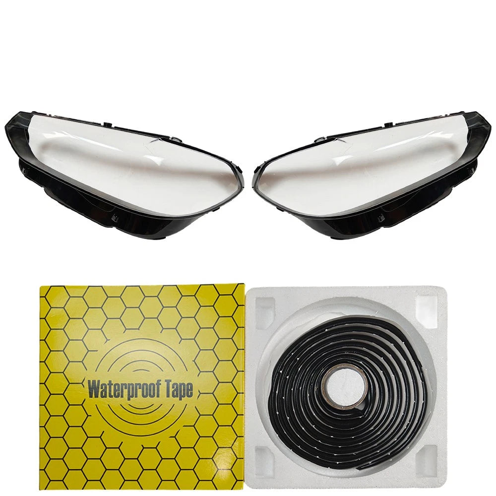 1 Pair Front Headlight Lens Clear Cover for BMW X3 X4 (2022–2024)