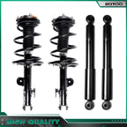 2 Front Struts + 2 Rear Shock Absorbers for Toyota RAV4 (2006–2012)