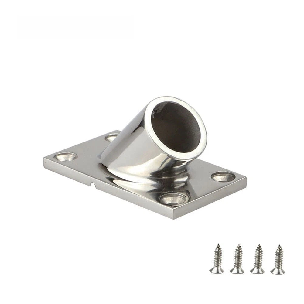 Hand Rail Installation Base for Boat (316 Stainless Steel, 22mm, 25mm)