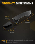 4X Exterior Door Handle Set for Toyota Corolla (2014-2019)