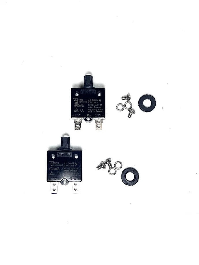 2X Circuit Breaker CLB-053-27E3N-W-A for CLB Series (5 A)