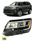 Driver Side Headlight for Ford Explorer XLT/Limited/Platinum (2016–2018) [w/LED DRL]
