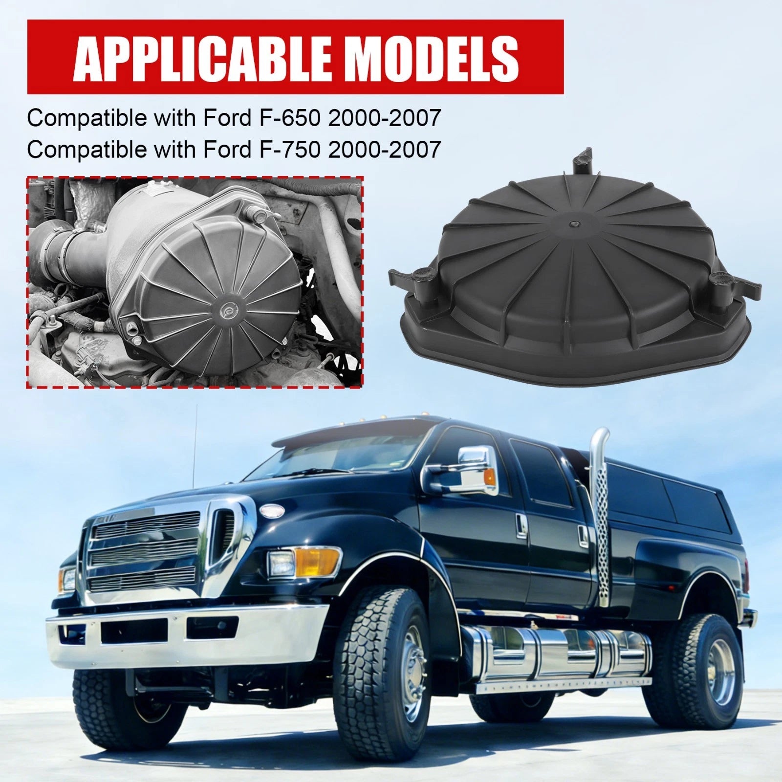 Air Filter Cover Lid Latch for Ford F-650 F-750 (2000–2007)