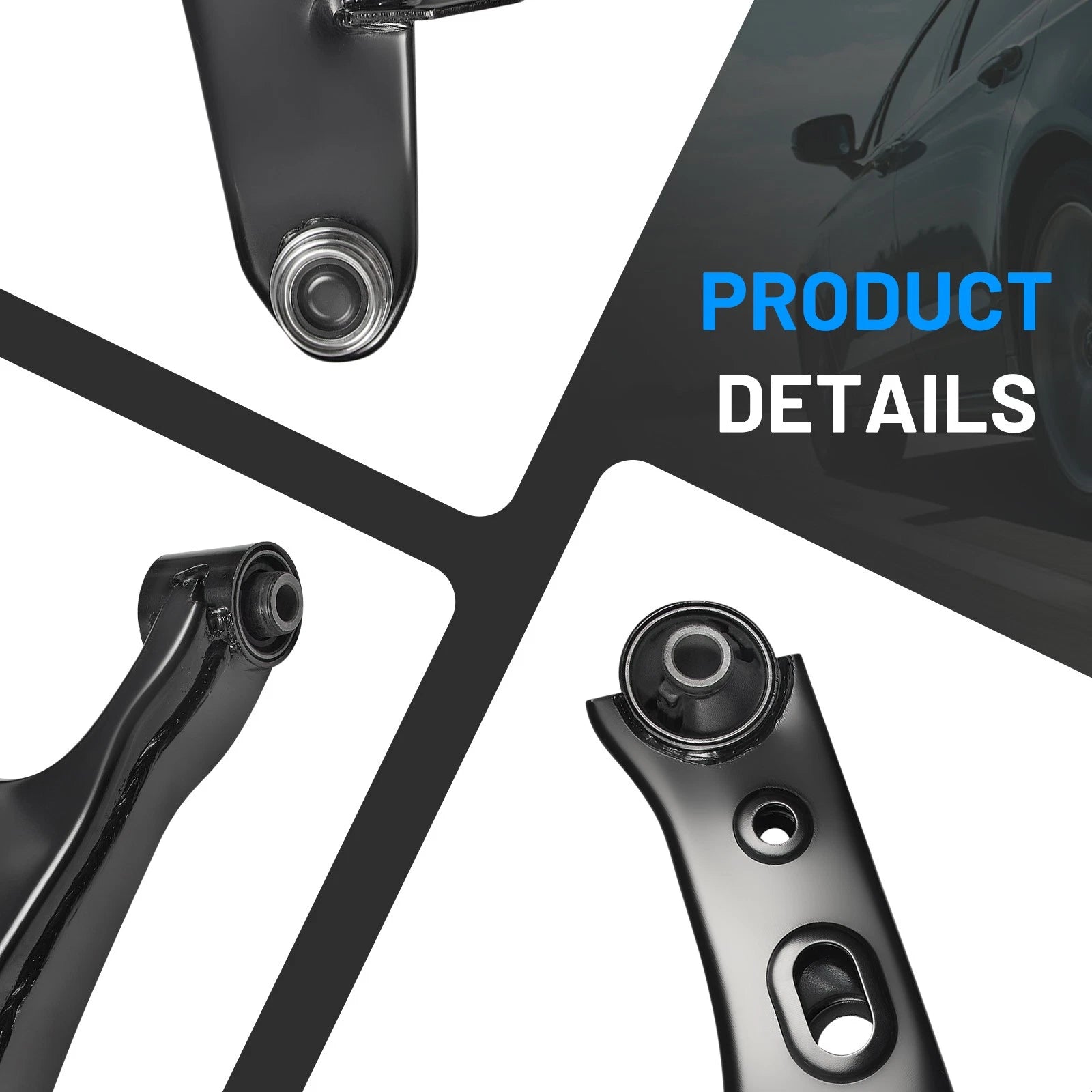 Front Lower Control Arms Sway Bar Tie Rod Ends for 2014–2018 Subaru Forester