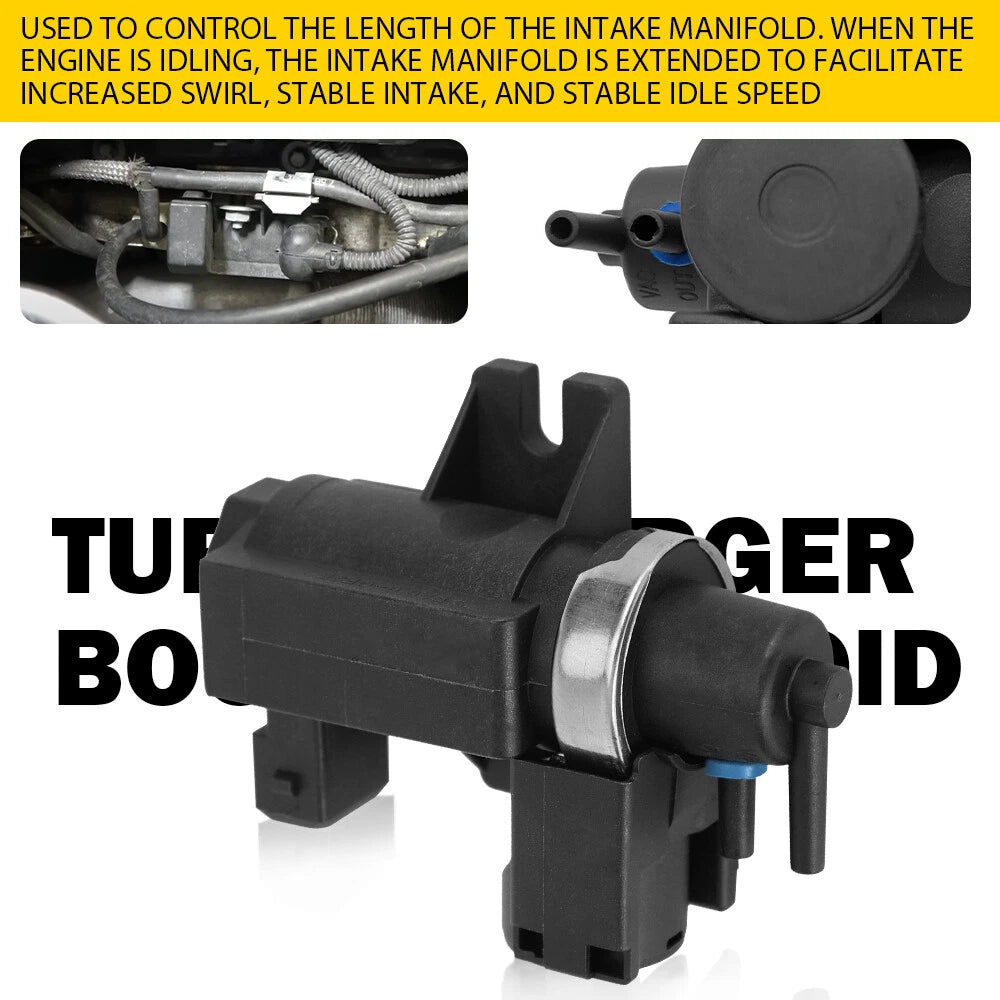 Turbocharger Boost Solenoid Valve for BMW 320i 328i 335i 428i X5 (2006–2015)