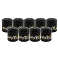 Set of 9 Engine Oil Filters for Cadillac Chevy GMC Hummer Saab (StdAsp)