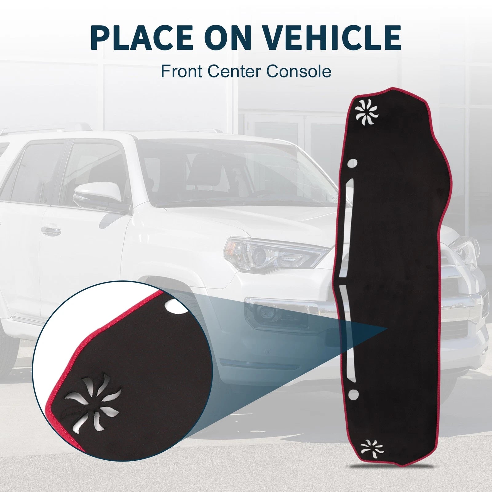 Set of 1 Dashboard Dash Cover Mat for Mazda Flair Crossover 