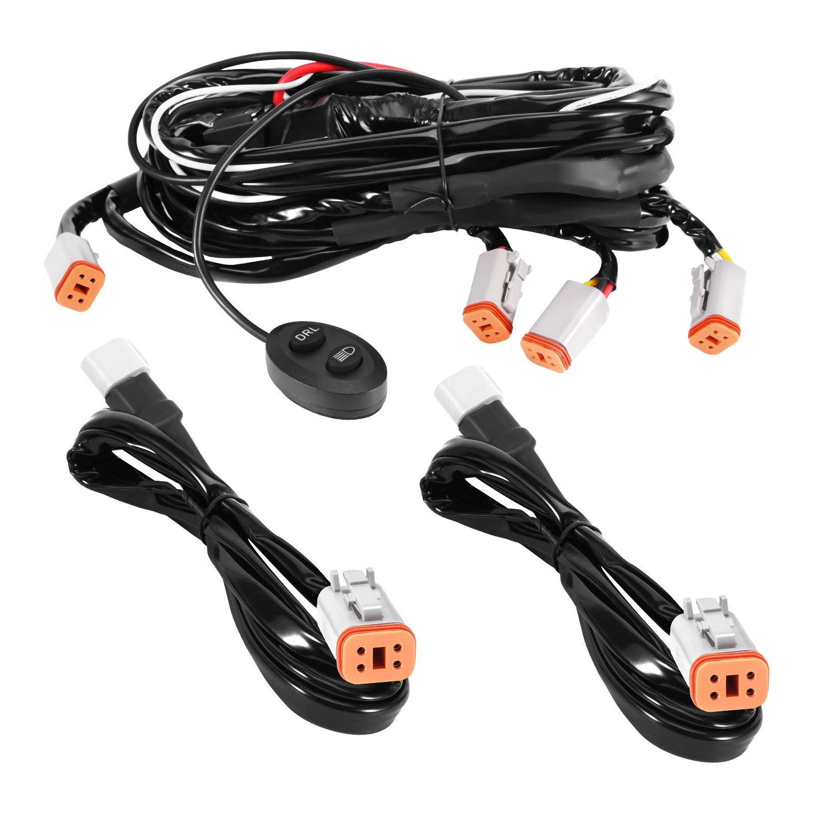 Touch Switch Wiring Harness for maXpeedingrods Auxiliary LED Lights (40A)