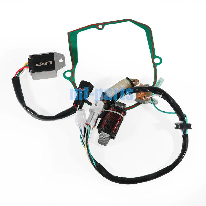Stator Coil & Regulator + Gasket for Yamaha YFM80 Badger 80 (1997–2002) / Grizzly 80 (2005–2008)
