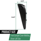 Left Front Bumper Fog Light Cover for Toyota Prius (2019–2021)