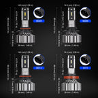 H4 9005 9006 H11 LED Combo Headlight Bulbs for US Vehicles (6000K)