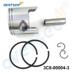 Piston Kit +0.5MM for Tohatsu 40 50HP M40D M50D (3C8-00004-3, 779-96152)