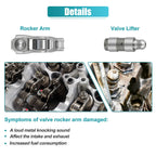 Rocker Arm and Valve Lifter Kit 12 Pcs for Chrysler 200 300 Dodge Charger (2011–2016)