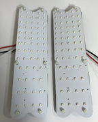 LED Brake Tail Light Inserts Pair for Chevrolet Pickup Suburban (1967–1972)