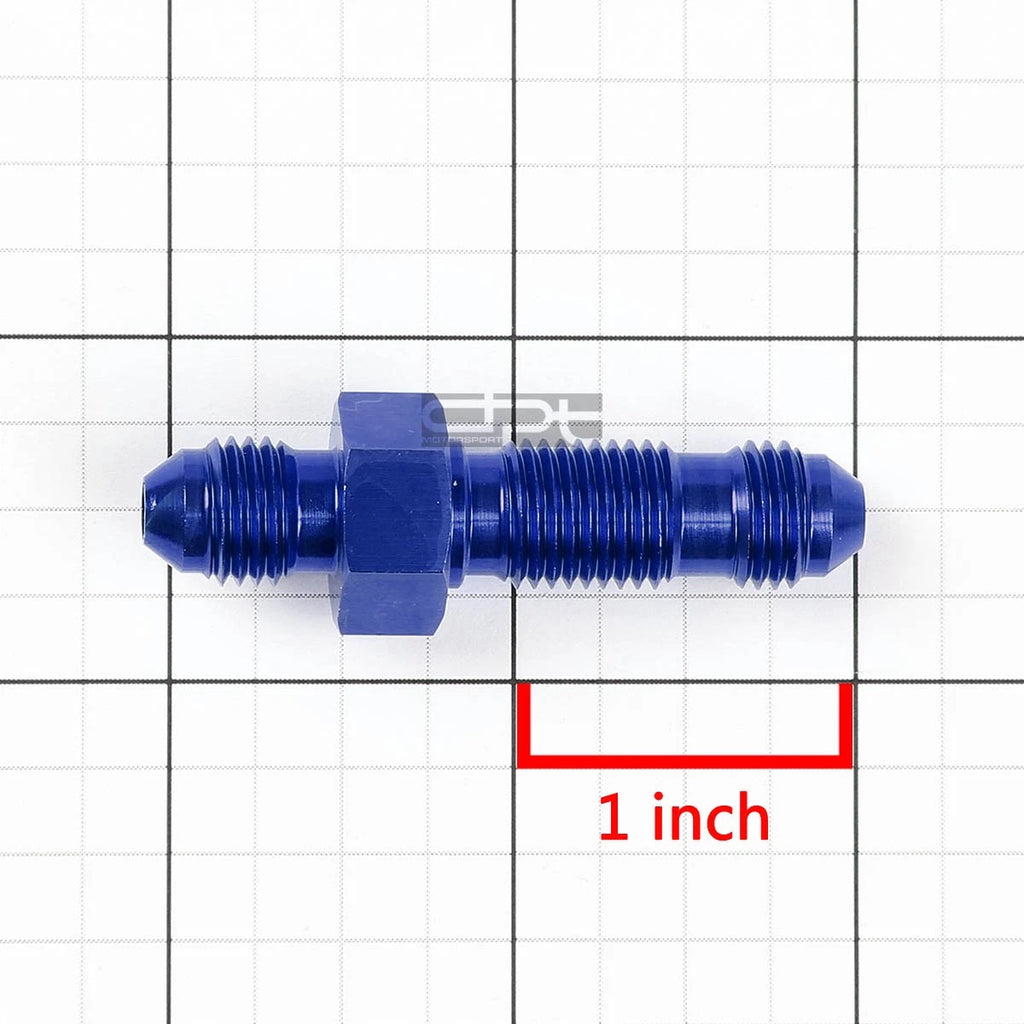 4AN AN-4 Male Thread Straight Bulkhead Flare Fitting for Universal