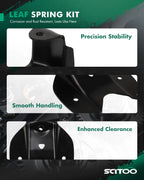 Rear Leaf Spring Shackle Bracket Hanger Repair Kit for Ford F-150 (1999–2004)