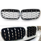 Diamond Style Chrome Front Kidney Grille for BMW X5 E70 X6 E71 (2007–2013)