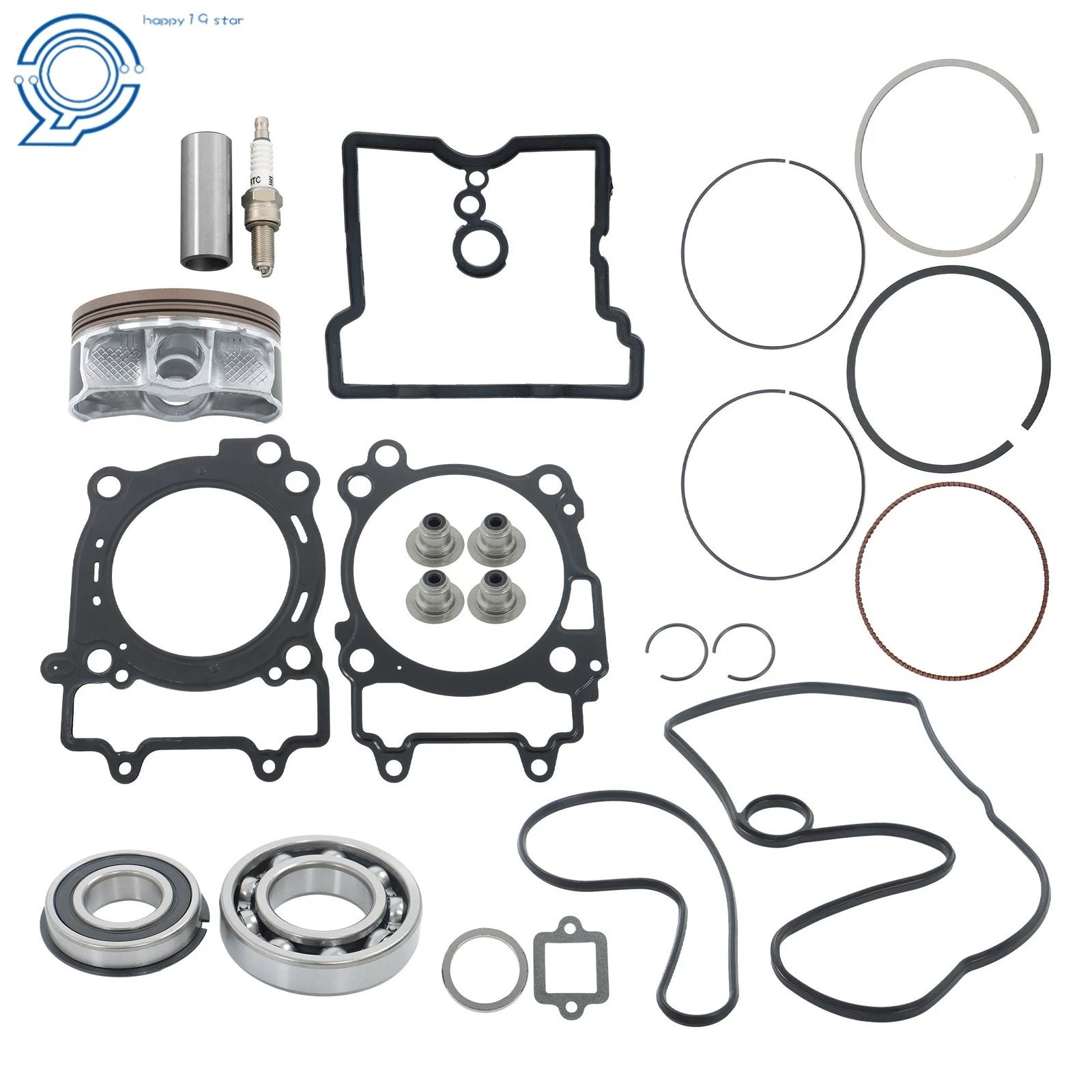 Overhaul Pad Gasket + Piston Sleeve + Bearing for Polaris RZR 570 (2012–2016)
