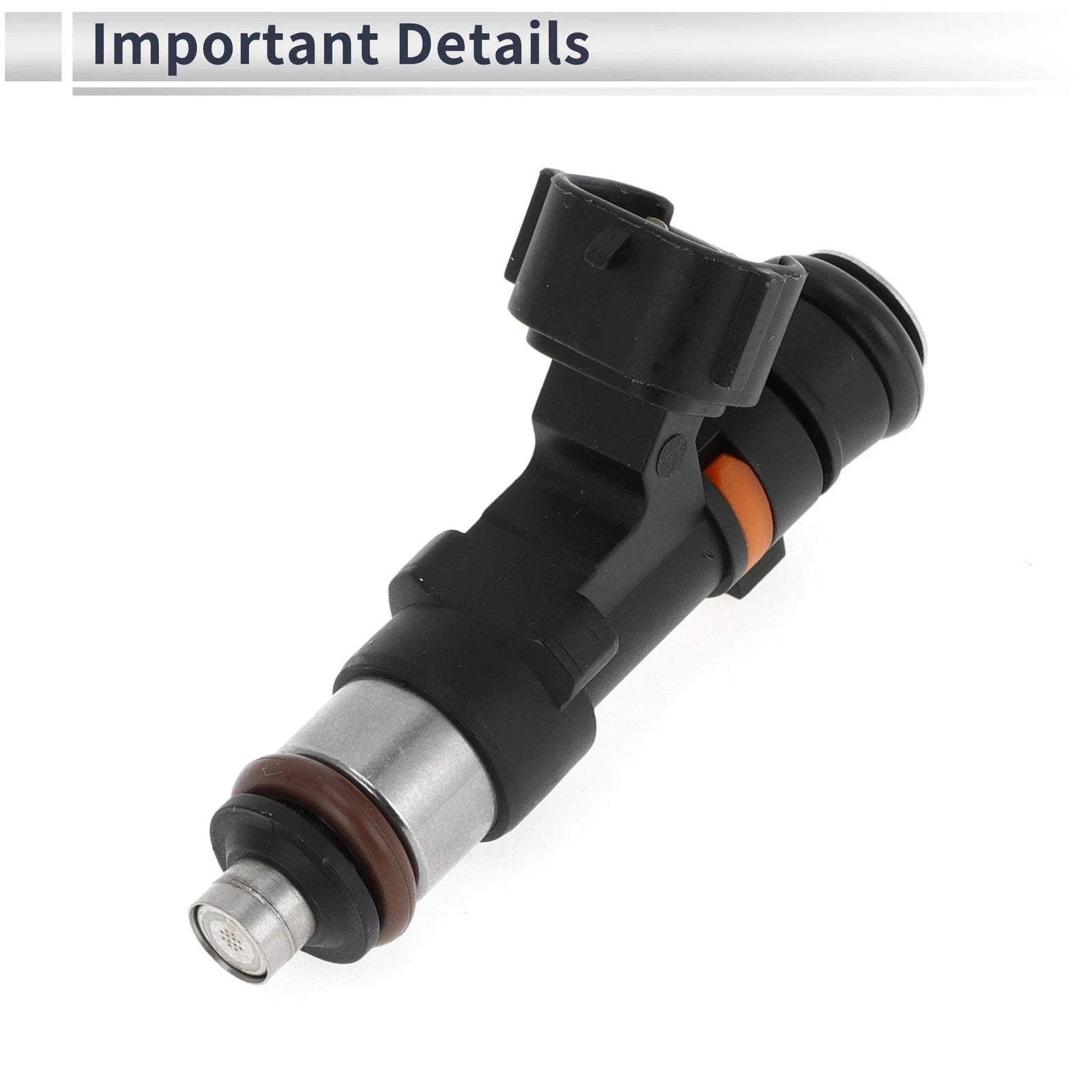 Fuel Injector No. 16600-AX200 for Nissan Micra K12 (2007–2010) 1 Pc Black