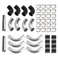 12PCS Intercooler Pipe Piping Kit for Universal 2.5" (Fits )