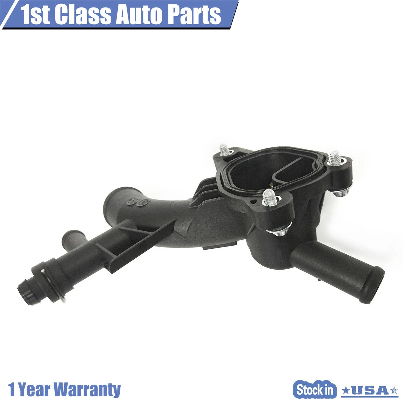 Engine Coolant Thermostat Housing for Buick Encore, Chevrolet Cruze, Sonic (2011-2018)