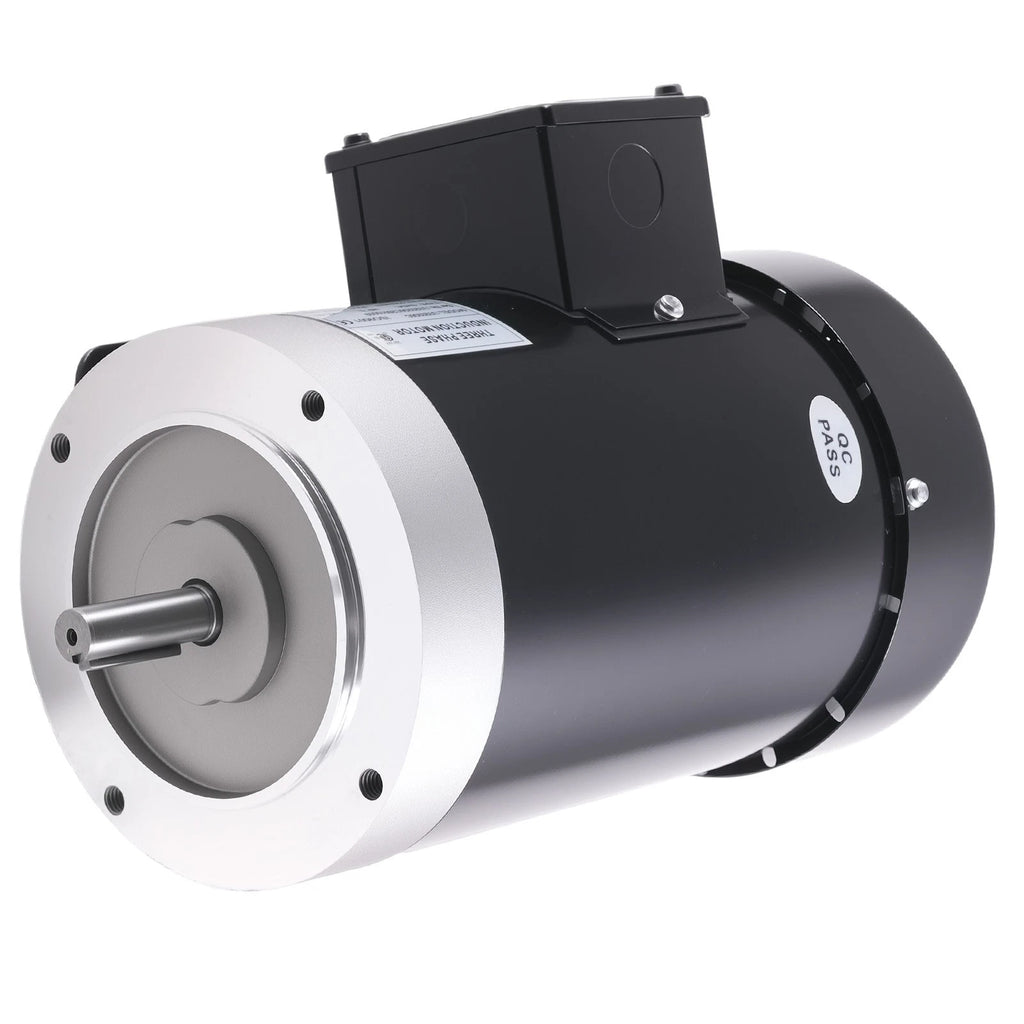 2 HP Electric Motor for Air Compressor (230/460V, 3 Phase, 56C TEFC)