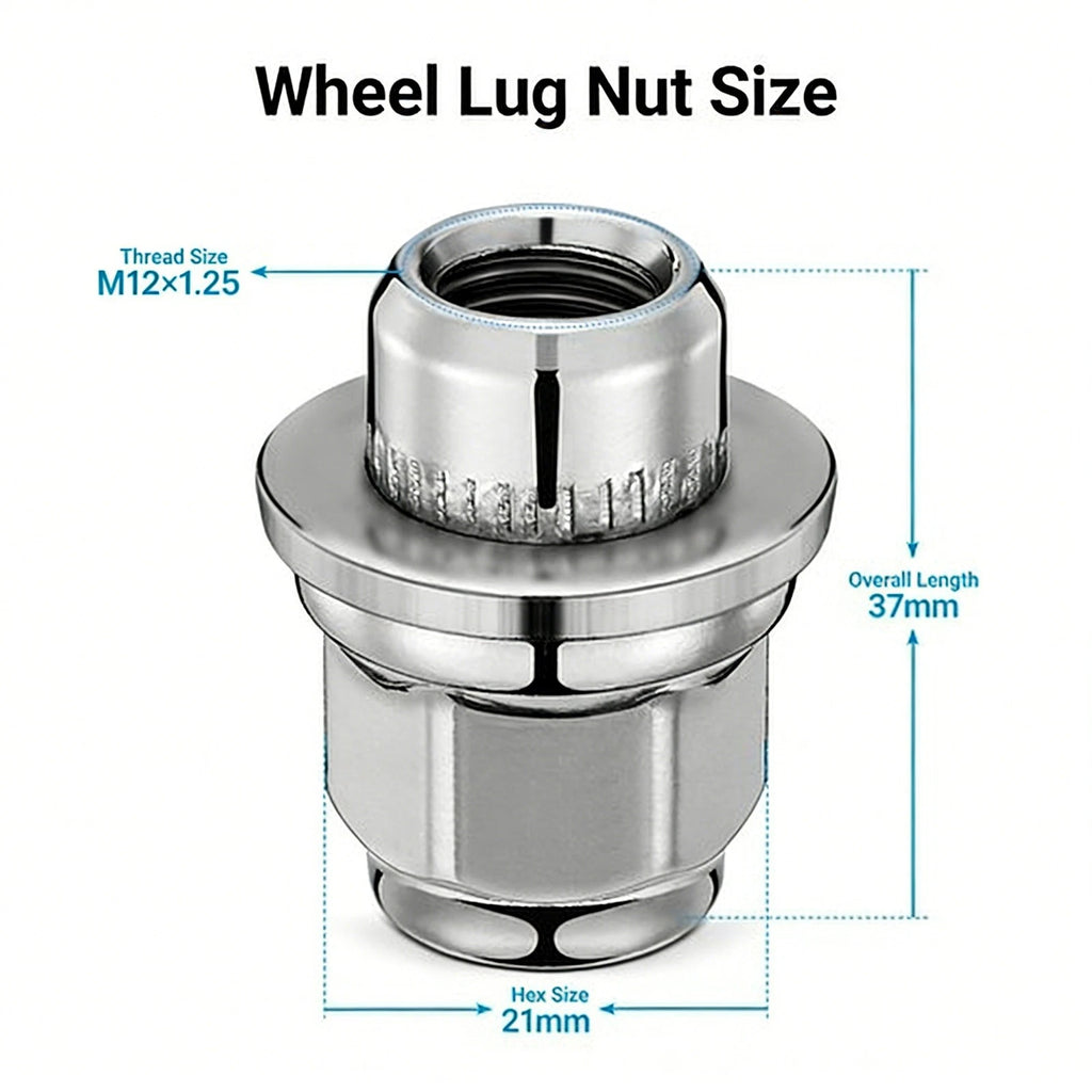 20Pc Chrome Mag Lug Nuts for Nissan Pathfinder Infiniti