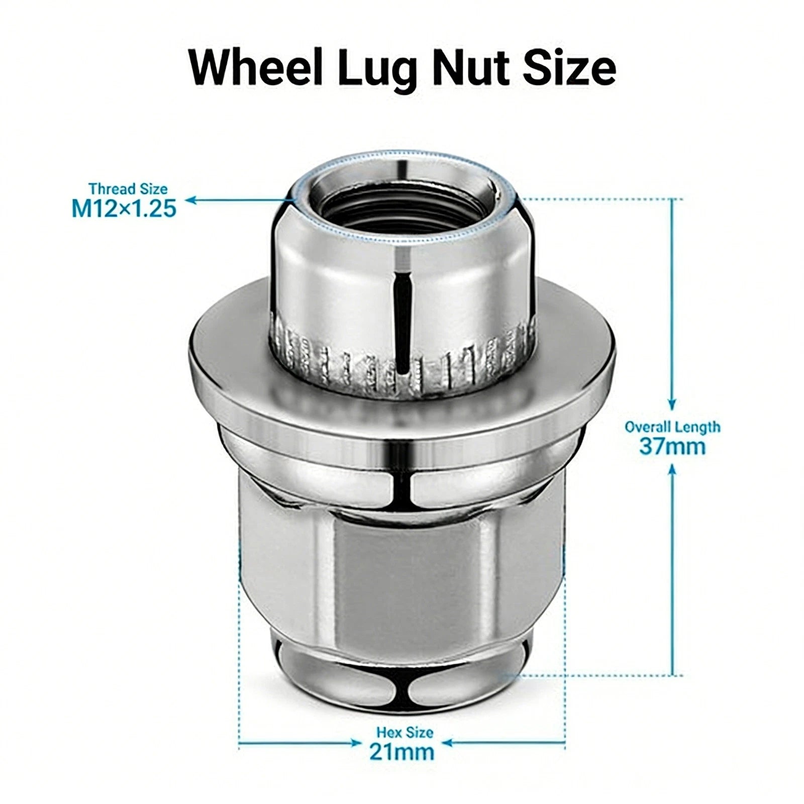 20Pc Chrome Mag Lug Nuts for Nissan Pathfinder Infiniti