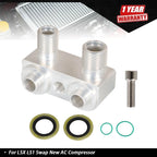 Adapter Fitting for LSX LS1 Swap AC Compressor (CNC Machined)