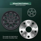 2X 20mm Hubcentric Wheel Spacers 5x4.5 12x1.25 for Subaru Impreza WRX STI
