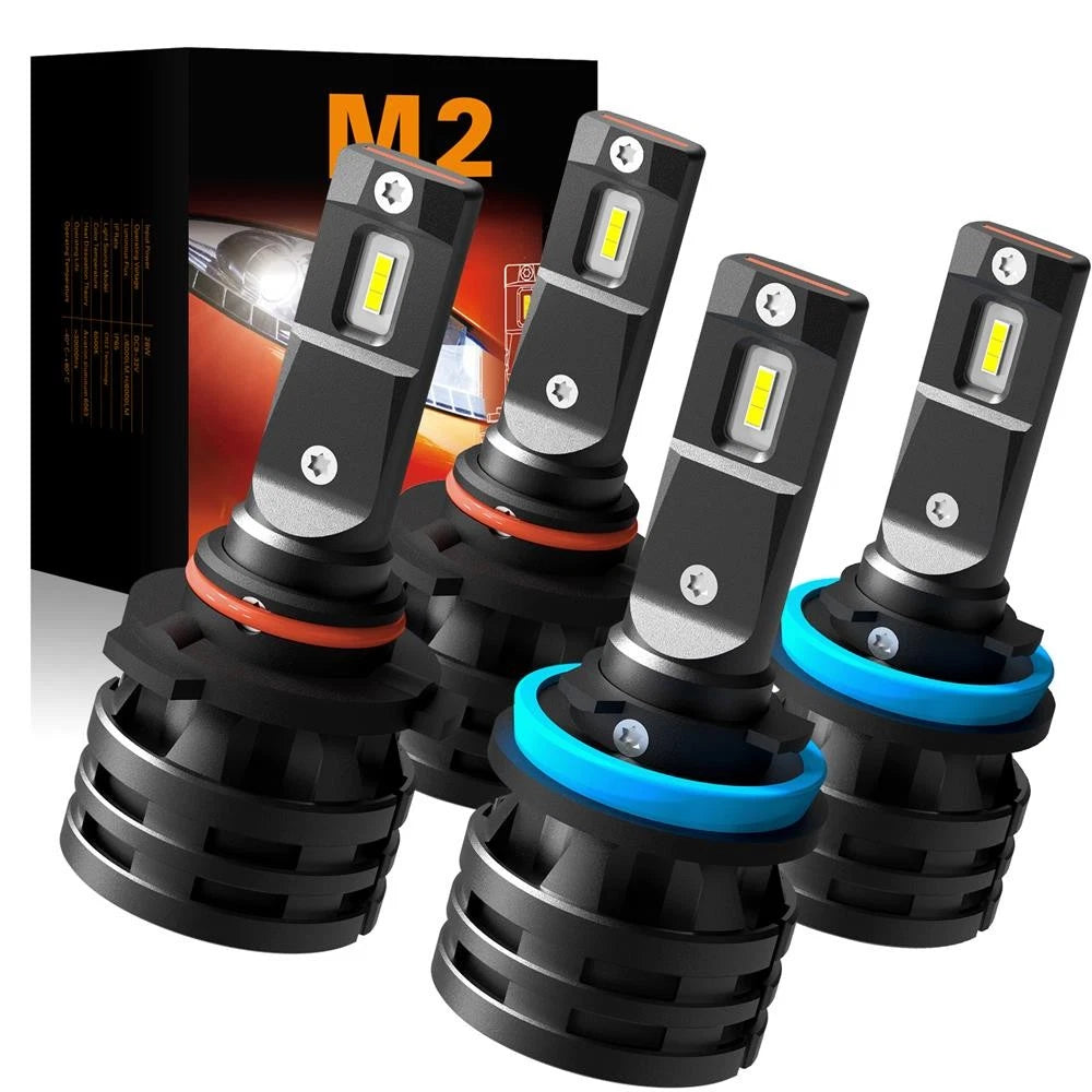 AUXITO H11 9005 LED Headlight Bulb Combo for Hi/Lo Beam (40000LM)