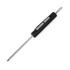 5X Black Flat Pocket Screwdriver with Phillips Top & Clip