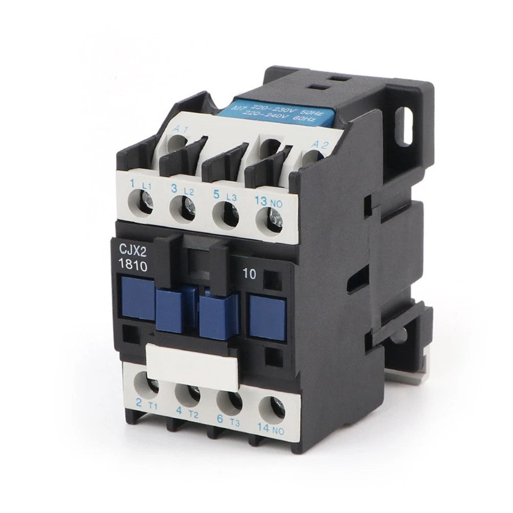 3P AC Contactor CJX2 1810 220V 18A 1NO for Motor and Pump Control