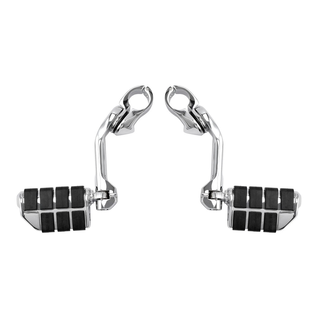 32mm Chrome Foot Pegs for Highway Engine Guards (Universal Fit)