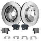 Rear Brake Disc Rotors and Pads Kit for Chrysler 300 Dodge Charger Magnum