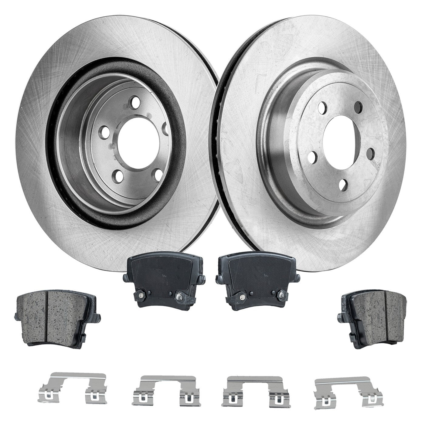 Rear Brake Disc Rotors and Pads Kit for Chrysler 300 Dodge Charger Magnum