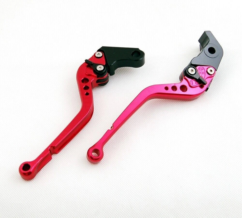 Long Brake Clutch Levers for Honda CBR650F/CB650F (2014–2015) F-18/H-65 Red