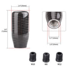 Carbon Fiber Manual Gear Shift Knob for Universal 5 Speed