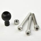 Motorcycle Handlebar Clamp Base 1in Ball M8 Screw for RAM Mounts