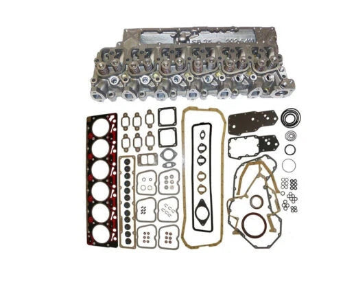 Complete Cylinder Head & Gasket Set for Cummins 6B 6BT 6BTA 5.9L 12V
