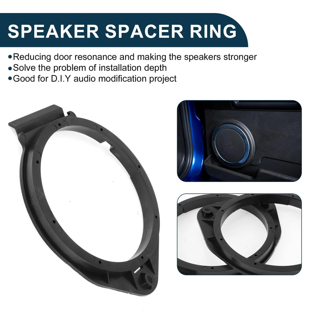Set of 2 Speaker Spacer Rings for GMC Sierra (1995–2006)
