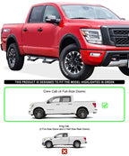 Stainless Steel Drop Armor for Nissan Titan Crew Cab (2004-2024)