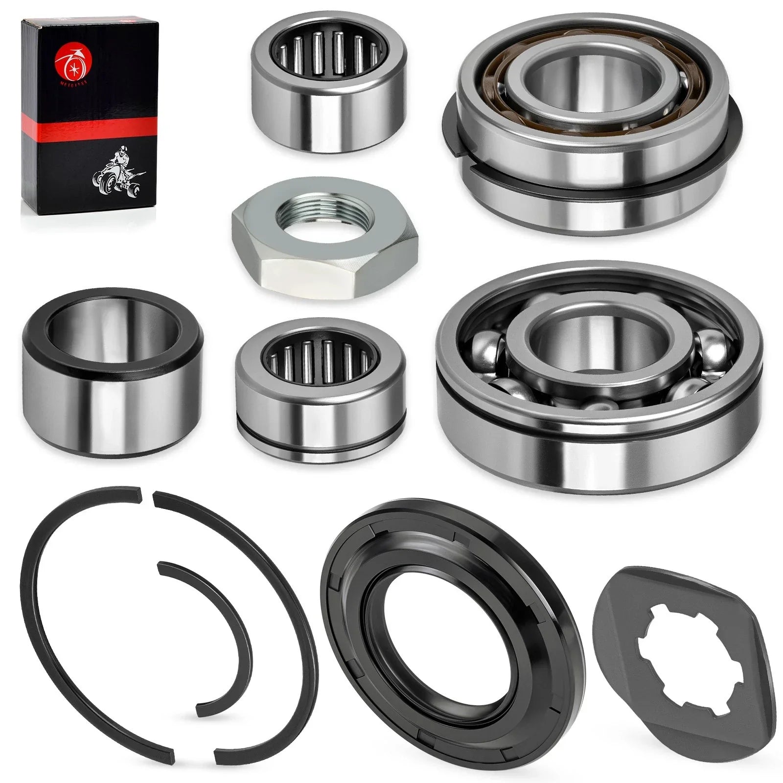 Transmission Bearings Oil Seal Circlip Kit for Yamaha Banshee 350 (1987–2006)