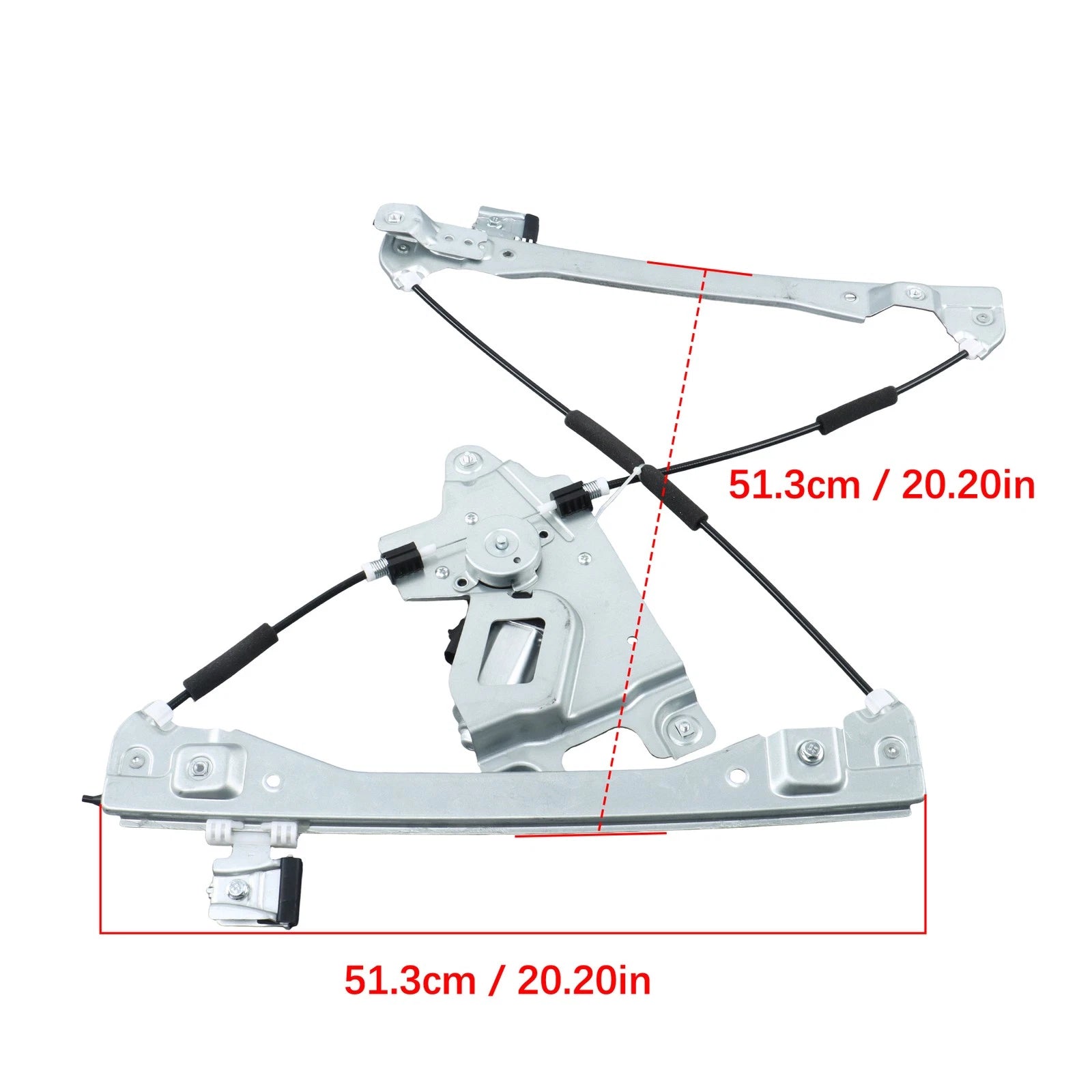Front Window Regulator w/ Motor for Chevrolet Equinox GMC Terrain (2012–2017) 751-636