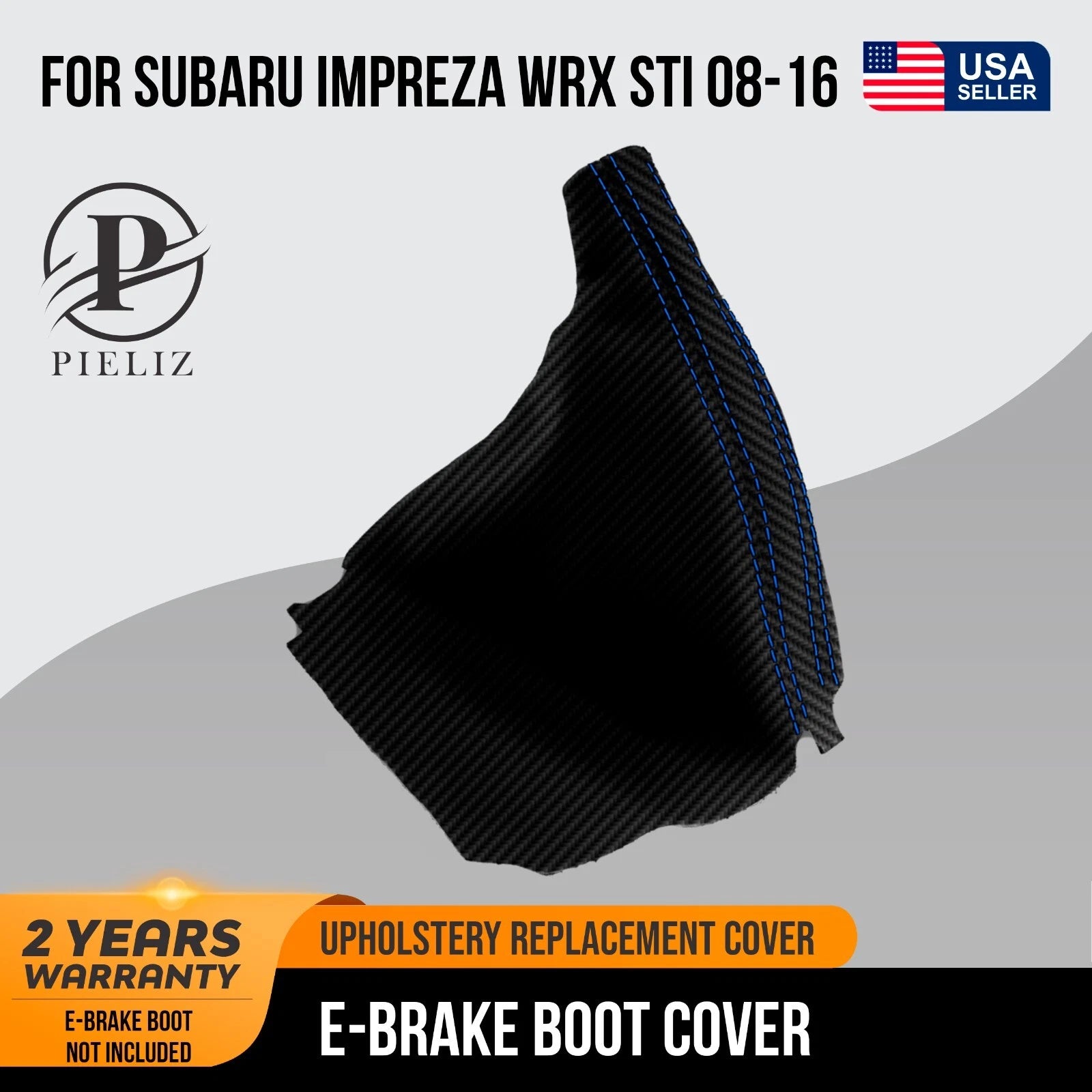 E Brake Boot Cover for Subaru Impreza WRX STI (2008–2016) Blue Stitch